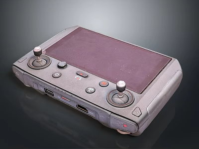 Ergonomic Computer Gaming Controller With Dual Joysticks LCD Display Control Buttons And USB Ports 3d model