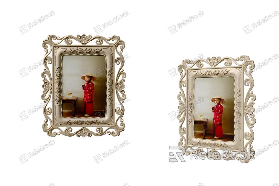 French Photo Frame Simple Hanging Picture model