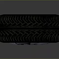 Stylish Michelin Tire With BMW Alloy Wheel And Checkerboard Pattern Design