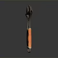 Pipe pliers vise bench vise wrench tool hardware tool processing tool furniture 3d model