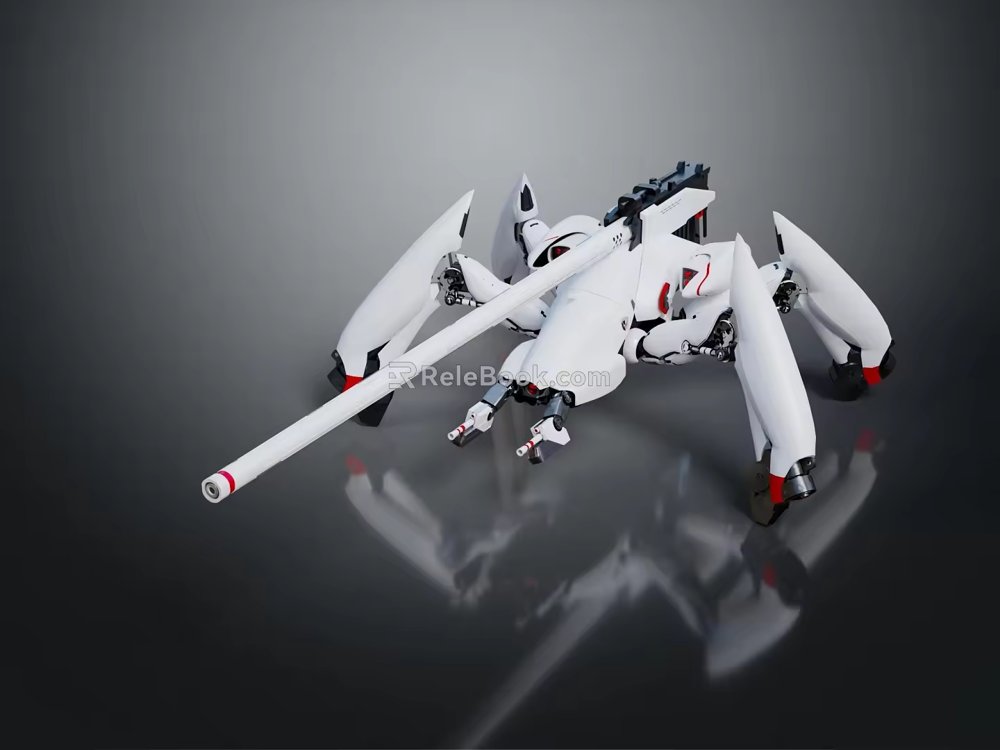 Modern Spaceship Spacecraft 3d model