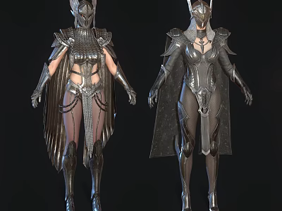 Medieval Warrior Armor Battle Armor Medieval Warrior Game Role 3d model
