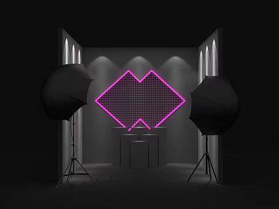 Modern Studio 3d model