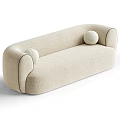 Monopoli double sofa fabric double sofa double sofa 3d model