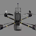 High Performance Industrial Quadcopter Drone Equipment With Four Propellers And Antenna