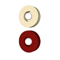 Cream style simple wall lamp 3d model