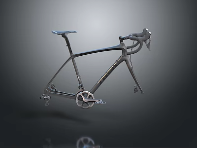 Modern Lightweight Bicycle With Streamlined Frame Sleek Design And Aerodynamic Structure 3d model