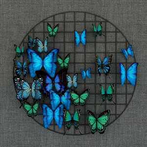 Modern Butterfly Craft 3d model