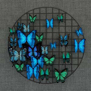 Modern Butterfly Craft 3d model