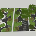 Creative Small Garden Landscapes with Curved Stone Paths Lush Lawns and Flower Beds