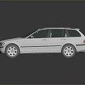 White BMW Station Wagon Featuring Roof Rack Modern Design And Silver Wheels