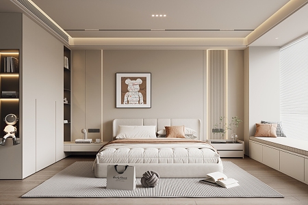 Modern Bedroom 3d model