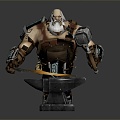 Modern Game Role Blacksmith Forger 3d model