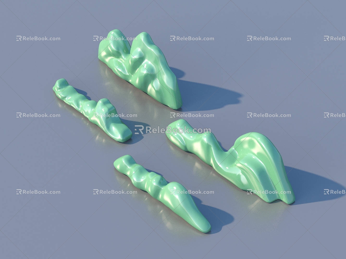 Jade craft ornaments artwork 3d model