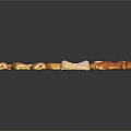 Assorted Pastries With Various Shapes And Colors Arranged On Black Surface
