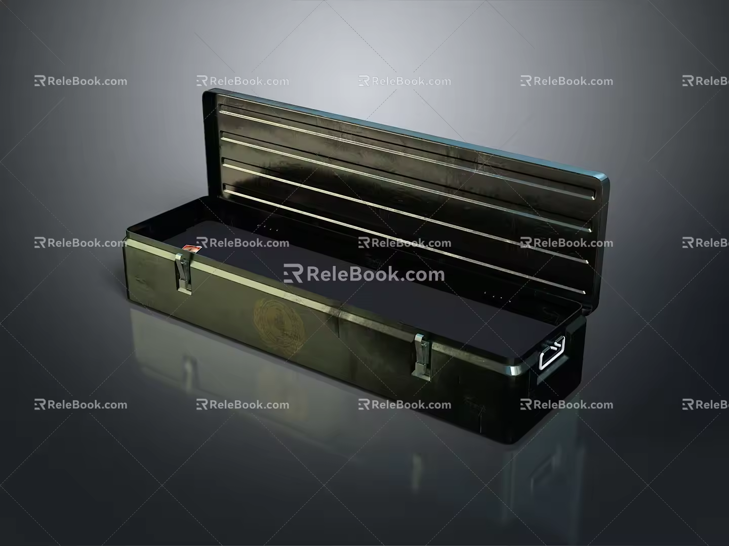 Tool Box Iron Box Iron Box Iron Trunk Box Luggage Leather Box Leather Box Container 3d model