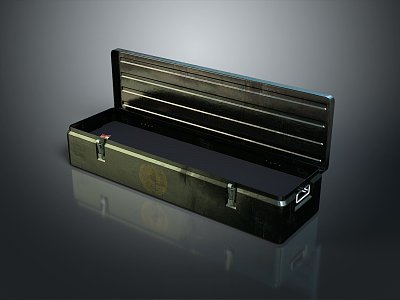 Tool Box Iron Box Iron Box Iron Trunk Box Luggage Leather Box Leather Box Container 3d model