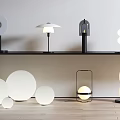 Modern Table Lamp Table Lamp Combination Bedroom Table Lamp Courtyard Table Lamp Table Lamp Decoration 3d model