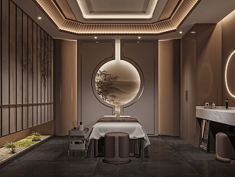 New Beauty Salon Room SPA Massage 3d model