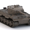 Tiger Tank Armored Vehicle 3d model