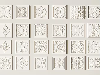 square carved 3d model