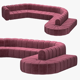 European-style special-shaped sofa 3d model