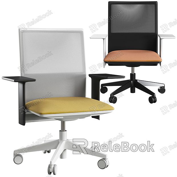 Modern office chair model