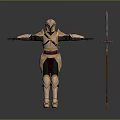 Medieval Sword Displayed With Golden Armored Figure And Outstretched Arms