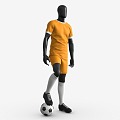 Soccer Model Man 3d model