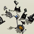 Various Types of Modern Indoor Fitness Equipment for Home Gym Workout