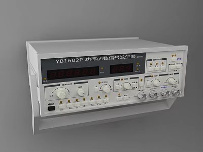 YB1602P Power Function Signal Generator With Digital Display And Control Knobs 3d model