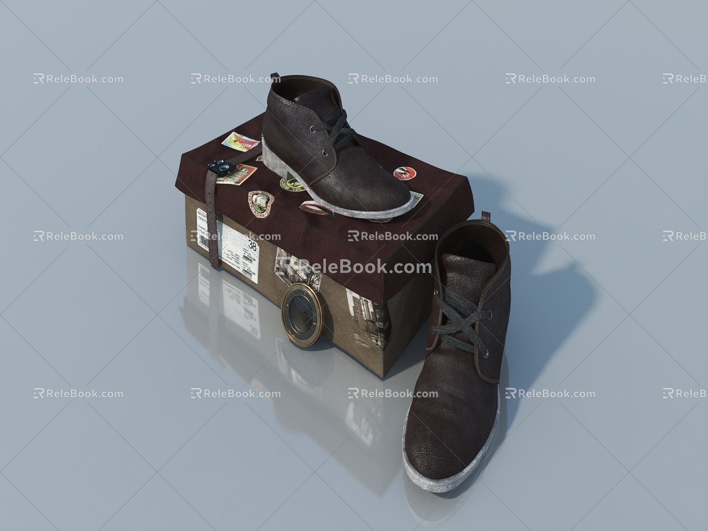 Clothing collocation 3d model