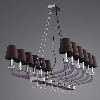 Chandeliers, chandeliers, ceiling lamps, lamps, electric appliances, light luxury, special-shaped home 3d model