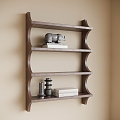 Modern Bookshelf Storage Rack 3d model