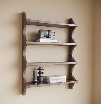 Modern Bookshelf Storage Rack 3d model