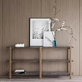 Modern End View Decorative Frame Ornament Combination 3d model