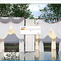Modern curtain screen window curtain screen gauze curtain gauze mosquito net 3d model