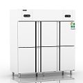 Modern Fridge Freezer 3d model