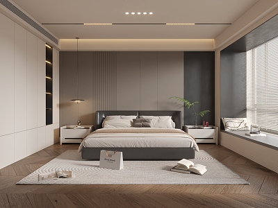 Modern Bedroom 3d model