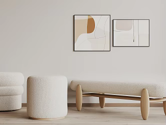 Modern Stool 3d model