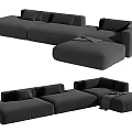 Modern Multiplayer Sofa 3d model