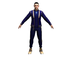 Cartoon Man Handsome Boy Anime Boy Character Game Character Game Character Modern Character 3d model