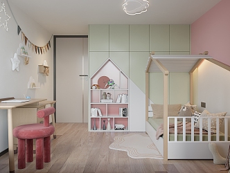 Modern Children's Room 3d model