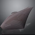 Pink Cosmic Spacecraft Design Featuring Streamlined Shape Mesh Structures And Lightyears Text