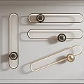Modern Metal Wall Sconces with Gold Black Frame and Contemporary Design