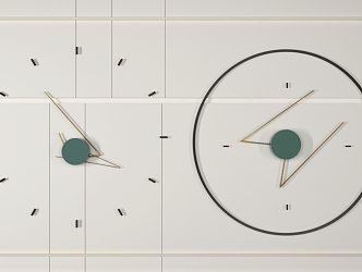 Modern Clock Wall Clock 3d model