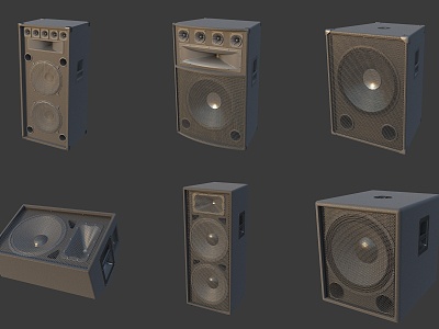 Sound Equipment Bar Equipment 3d model