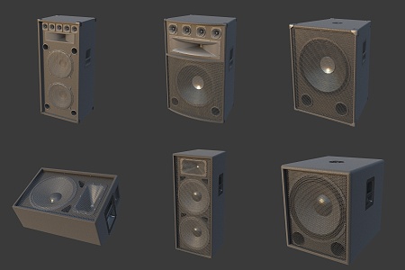 Sound Equipment Bar Equipment 3d model