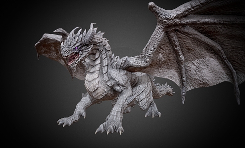 Far Ancient Dragon Evil Dragon Flying Dragon 3d model