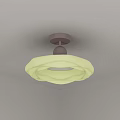 The bedroom ceiling lamp round ceiling lamp pattern ceiling lamp net red ceiling lamp rose ceiling lamp 3d model